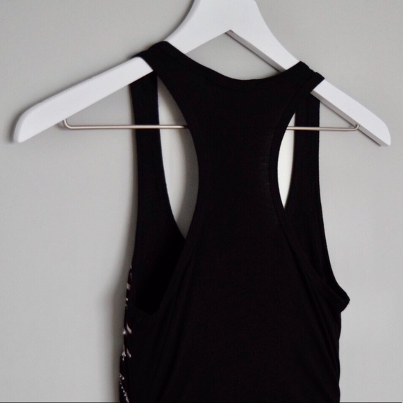 Racerback Tank w/ Rhinestone Feather Design - Picture 5 of 8